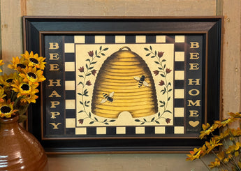 NV-1189 Framed 'Beeskep' Print