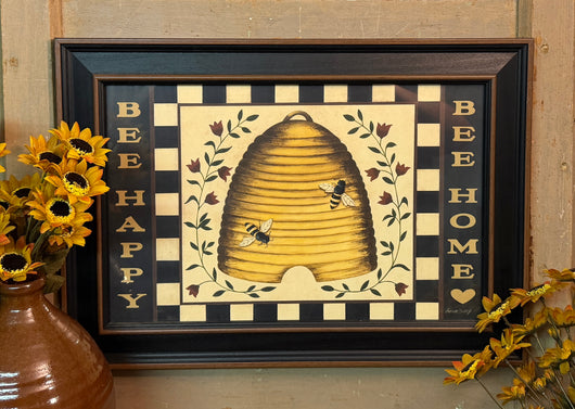 NV-1189 Framed 'Beeskep' Print