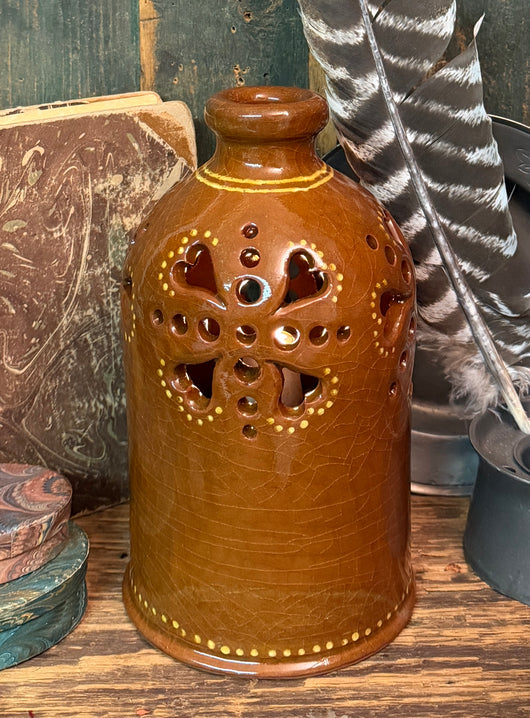 SE-218D Redware Luminary - Brown