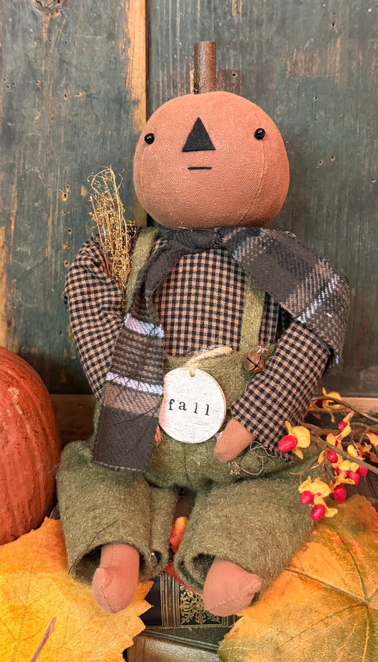 NV-1047 Fabric Boy Pumpkin Doll