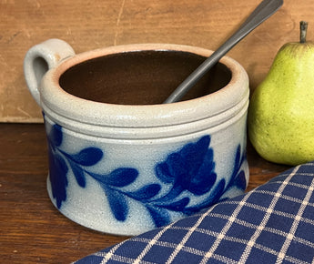 FF-02 Salmon Falls Porringer with Leaf Design