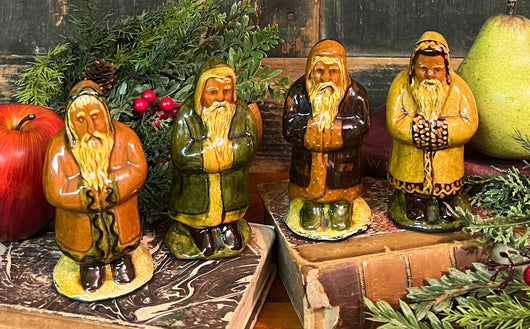 GMS-S50 Shooner Redware Santa Figurines
