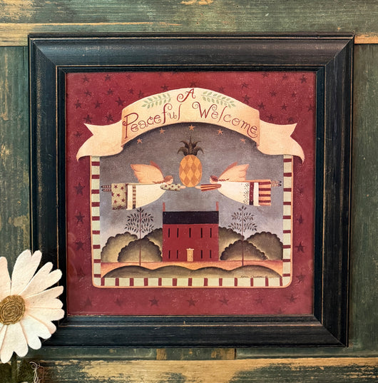 HF-02 'A Peaceful Welcome' Framed Print