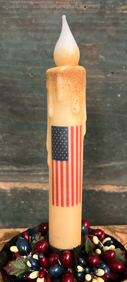 ST-20 Americana Flag Battery Operated Candle