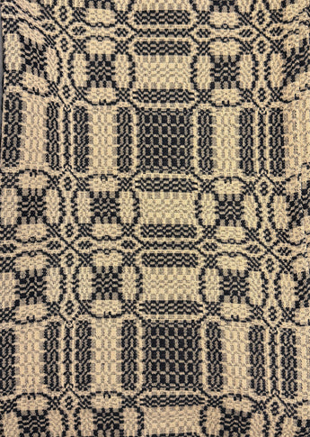 PC-TH-CB-BT  Cambridge Throw - Black & Tan