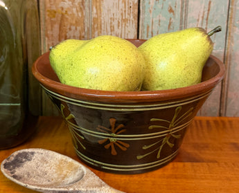 NV-1158 Black Pottery Bowl