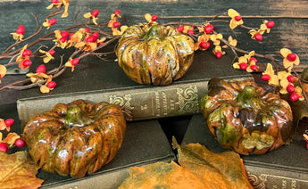 GMS-P62 Shooner Redware Pumpkins