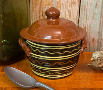 NV-1157 Black Covered Sugar Bowl