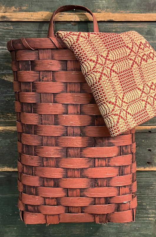 BGB522 Red Wall Basket Circa Home Living