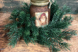 RA-120 Faux Pine & Pinecone Candle Ring