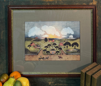 FC-03 “Colonial Homestead” Framed Print
