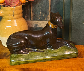 GMS-1678 Shooner Redware Greyhound - Black