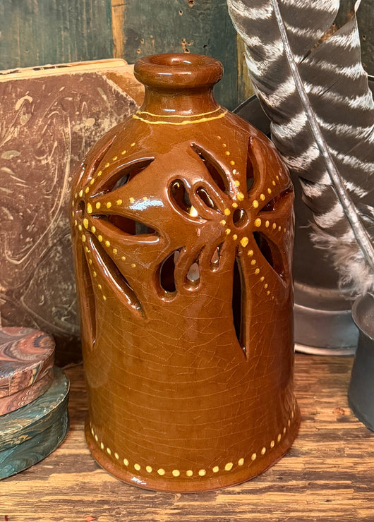 SE-218A Redware Luminary - Brown