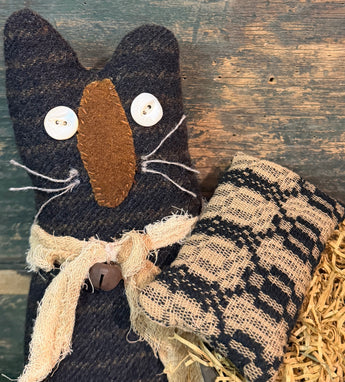 CD-KS6 Black and Tan Coverlet Catnip Sachet