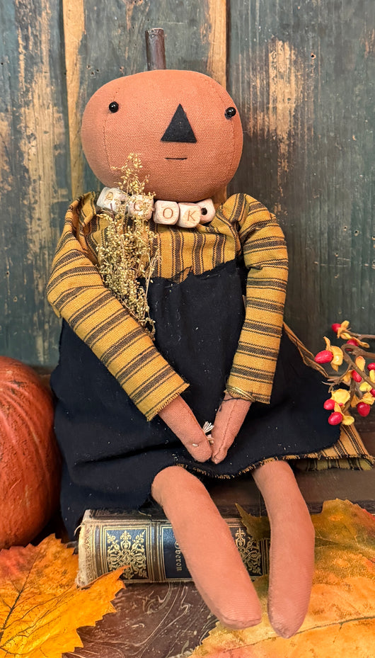 NV-1051 Fabric Girl Pumpkin Doll