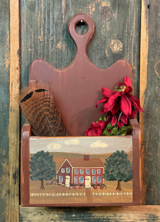 NV-1182 Wood Wall with House Painting