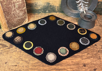 DD-326 Diamond Wool Penny Mat
