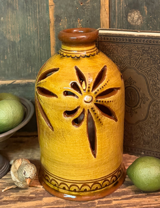 SE-219A Redware Luminary - Yellow