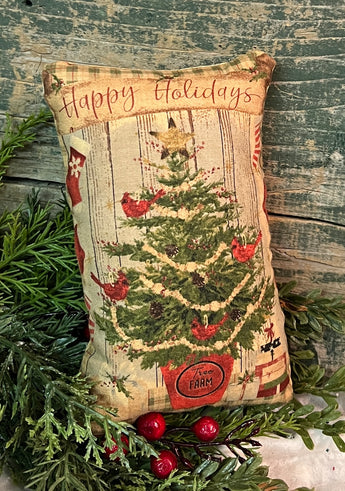 CCU-01 Printed Small Christmas Tree Pillow