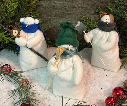 FA-1020 Lg Fabric Snowfolk