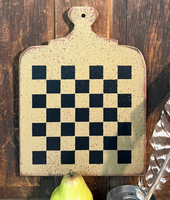 PEN-19P Hanging Checker Board - Putty over Red