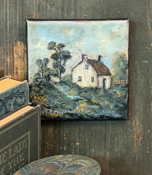 MKM-301 'Storybook Cottage' ORIGINAL Painting by MK Moulton