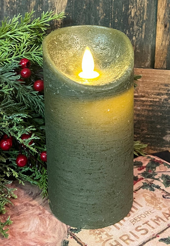 X05 Realistic Flame Candle - Green