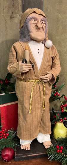 OTC-S8 Scrooge in Nightgown holding Chamberstick