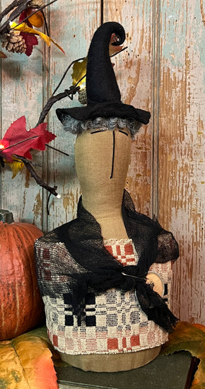 TBH-25 Fabric Witch with Shawl