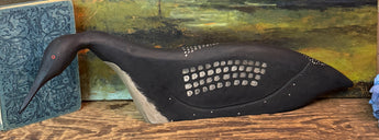 NV-1186 Hand-Carved & Painted Loon