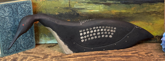 NV-1186 Hand-Carved & Painted Loon
