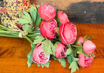 SA-6711-OG Real Touch Ranunculus Bundle - Salmon