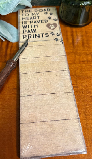 PBK-35782 Paw Prints Note Pad