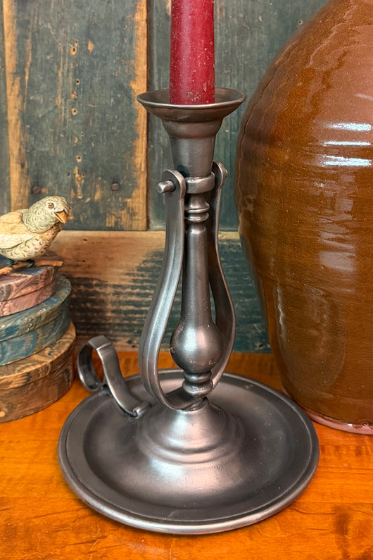 VN-06 Old World Pewter Ship's Candle Holder - From our Personal Collection
