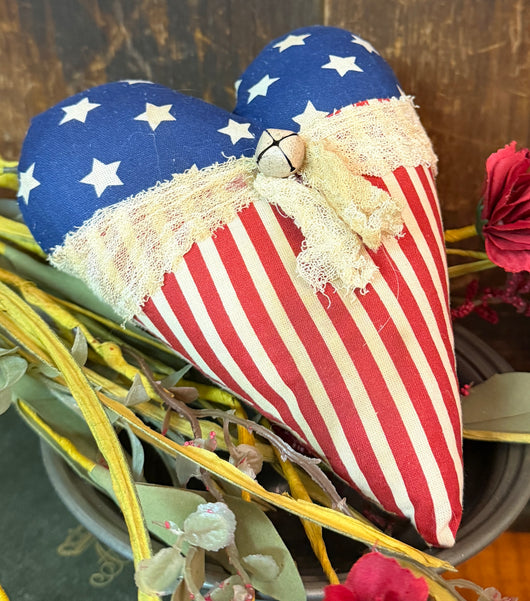 RJ-03 Americana Heart Pillow Tuck