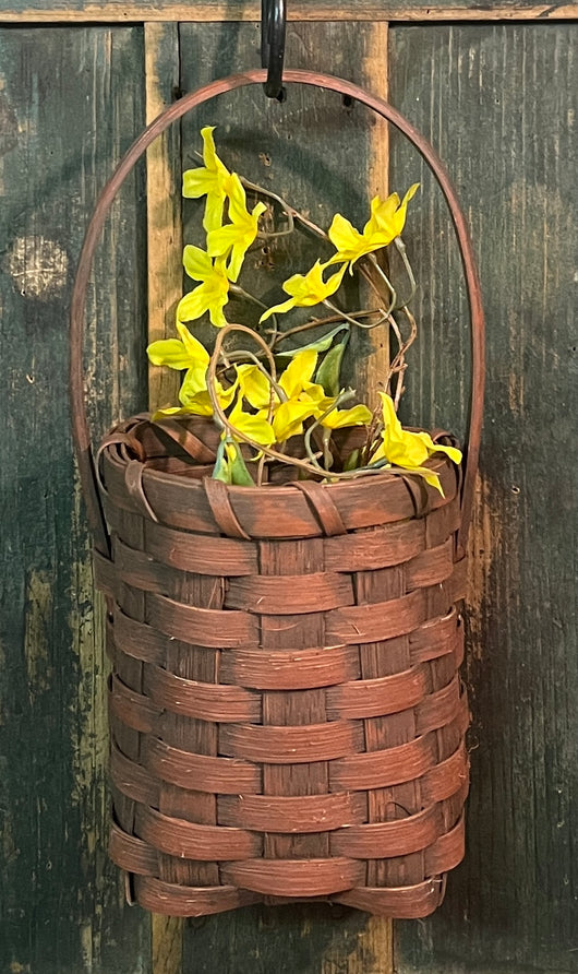 BG-B653 Red Doorknob Hanging Basket