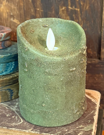 HSZ-SFC-S Small Realistic Flame Candle - Sage - Herbal Scented