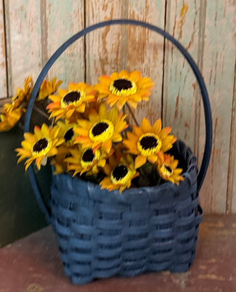 BG-B730N Lantern Berry Handled Basket - Blue