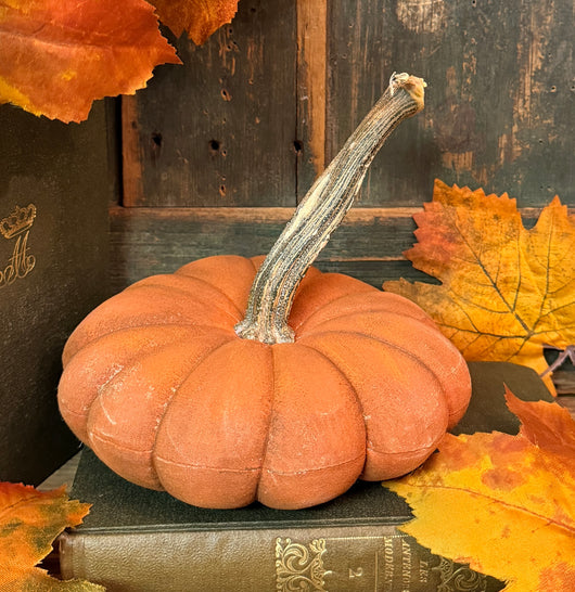PPP-47B Painted Fabric Pumpkin - Light Orange