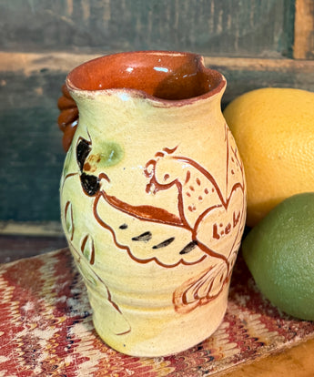 FC-15 Sgraffito Pottery Mini Pitcher