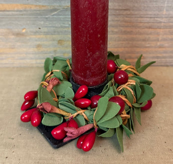NV-HCR Holly Berry Candle Ring