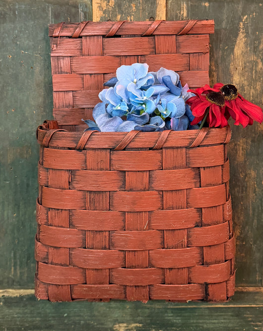BG-B733R High Back Wall Basket - Red
