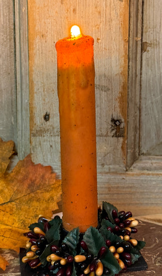LMS-3P Battery Operated Taper with Timer - Pumpkin