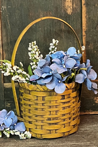 BG-B711 Mustard Handled Basket