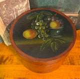 MKM-289 Hand-painted Wood Round Box