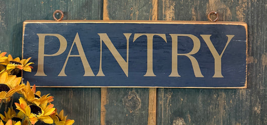 X72 Painted 'Pantry' Wooden Sign