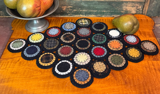 DD-302A Wool Diamond Penny Mat