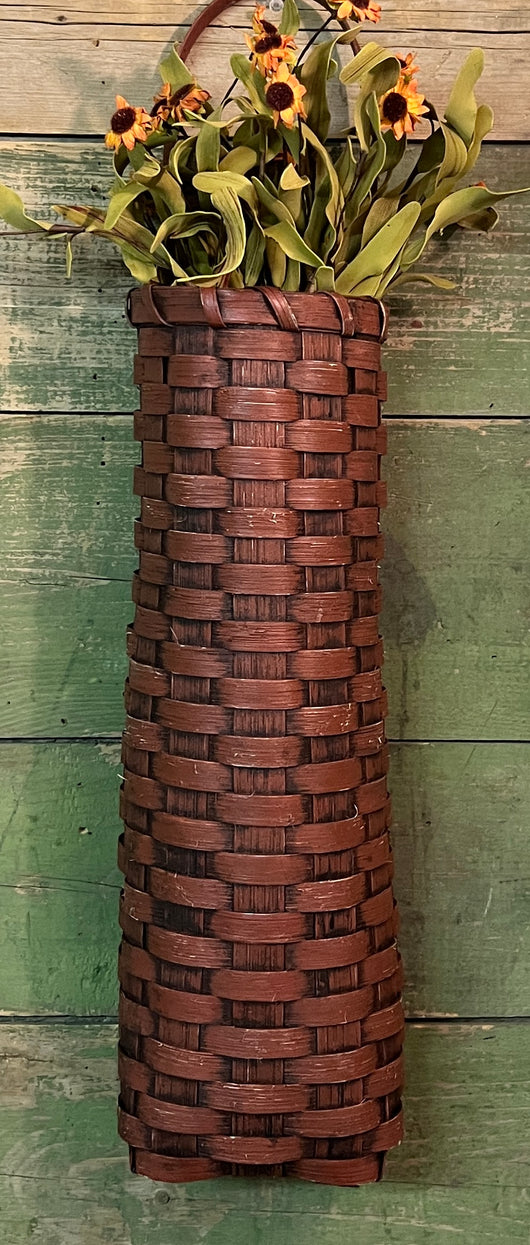 BG-B689 Red Long Handled Basket