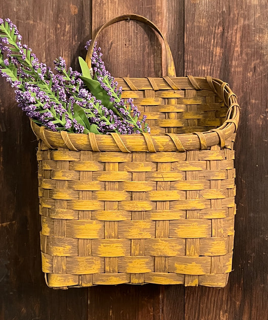 BG-B516 Mustard Wall Basket