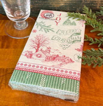 MDW-21 Paper Hostess Napkins - It's Christmastime